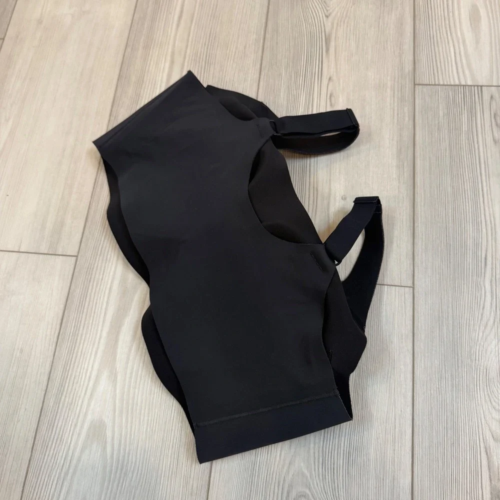 Evelyn & Bobbie Structured Scoop Bra Black Wireless Seamless 2XL‎ Womens